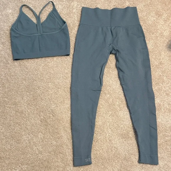 SET Active Ribbed Matching Set - Picture 3 of 3